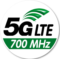 Logo 5G LTE-700MHz