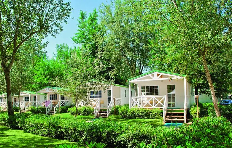 bungalov impianto fibra ottica campeggio